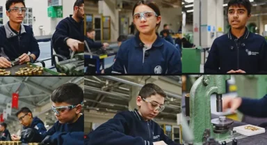 Kırıkkale'de öğrenciler üretimde