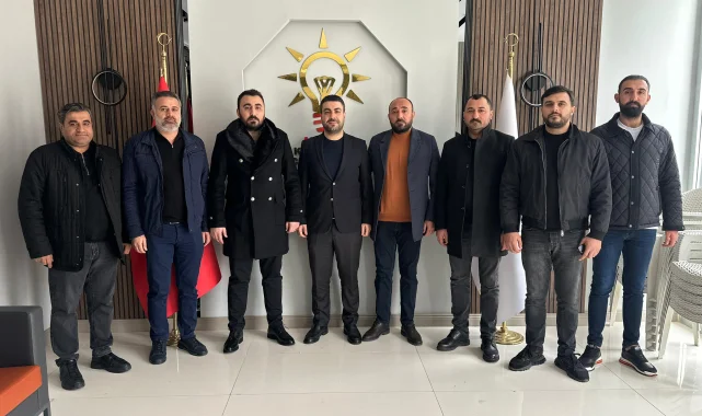 Kolsuzoğlu Group Başkanı Hakan Kolsuzoğlu, AK Parti Karaköprü İlçe Başkanı Orhan Çelik'i Ziyaret Etti