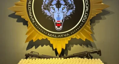 Malatya'da uyuşturucu ve silah operasyonu: 4 gözaltı