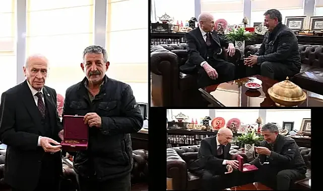 MHP Lideri Bahçeli'den Gani Rüzgar Şavata'ya Anlamlı Hediye