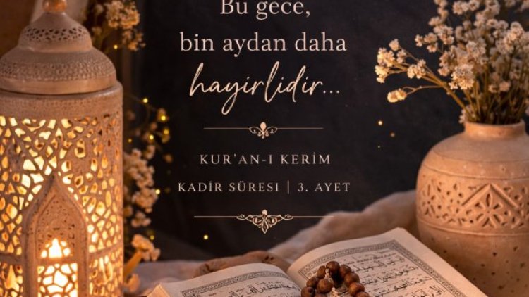 Mübarek Kadir Gecesi Idrak Ediliyor: Dualar Göğe Yükseliyor