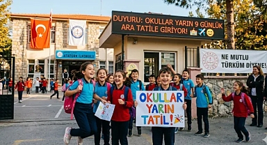 OKULLAR YARIN 9 GÜNLÜK ARA TATİLE GİRİYOR