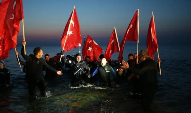 Profesyonel Dalış Eğitmeni Mazlum Kibar'dan Rekor Başarı