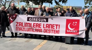 Saadet Partisi Giresun'dan sert tepki: "Zulme karşı kınama yetmez, icraat gerek"
