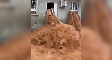 Şanlıurfa'da aşırı yağış sonrası şoke eden görüntü