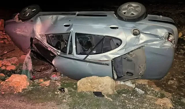 Şanlıurfa’da otomobil devrildi! Baba ve kızı yaralandı