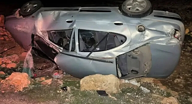 Şanlıurfa’da otomobil devrildi! Baba ve kızı yaralandı