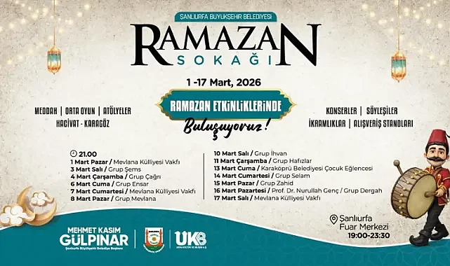 Şanlıurfa’da Ramazan Sokağı etkinlikleri başladı!