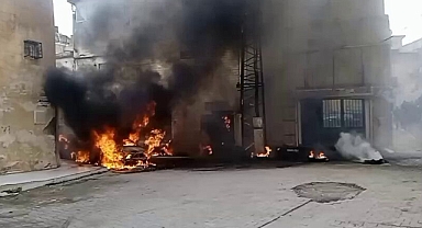 Şanlıurfa’da tarihi hanlar bölgesinde trafo patladı