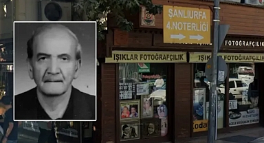 Şanlıurfa’nın en eski fotoğrafçılarındandı! Hayatını kaybetti