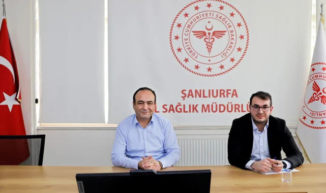 Şanlıurfa Sağlık Müdürü Erhan Berk ve Başkan Ahmet Güzelçiçek Halfeti'yi Ziyaret Etti