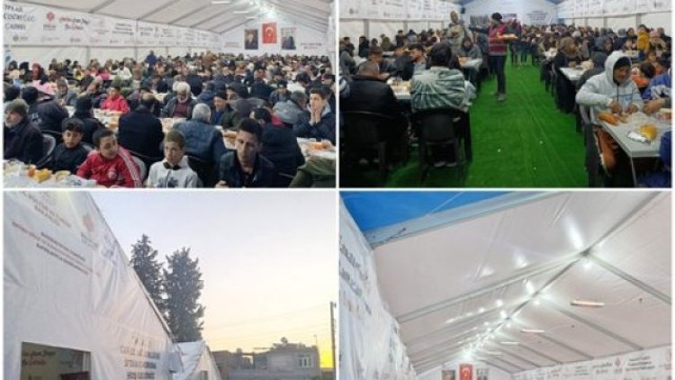 Şanlıurfa Vakıflar Bölge Müdürlüğü Adıyaman'da İftar Sofrası Kurdu