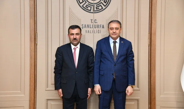 Şanlıurfa Valisi Hasan Şıldak'tan Güvenlik Korucuları Derneği Başkanı'na Ziyaret Teşekkürü
