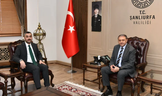Şanlıurfa Valisi Hasan Şıldak'tan MHP Siverek İlçe Başkanı Fettahlı'ya Ziyaret
