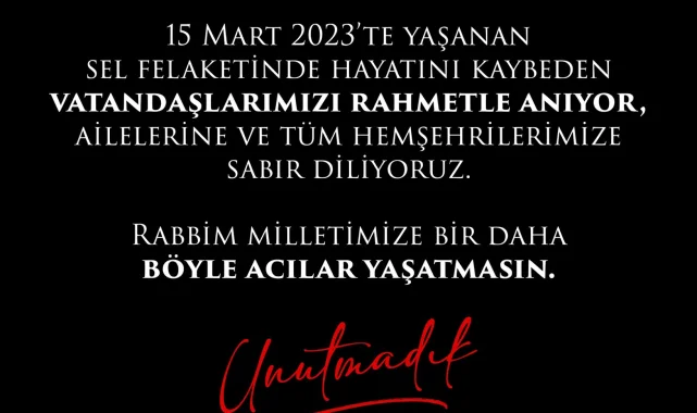 Şanlıurfa'da 15 Mart Sel Felaketinin Yıldönümü: Acı Hatırlanıyor