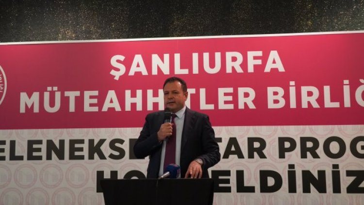 Şanlıurfa'da Müteahhitler İftar Programında Buluştu