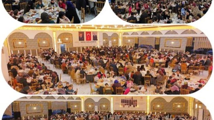 Şanlıurfa'da Ramazan Ayı İftar Sofrası Kuruldu