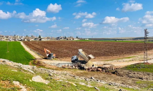 Şanlıurfa'da Yağışlar Sonrası Kırsal Yollar Yeniden Açılıyor
