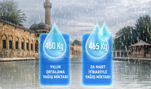 Şanlıurfa'da Yıllık Yağış Miktarına Mart Ayında Ulaşıldı