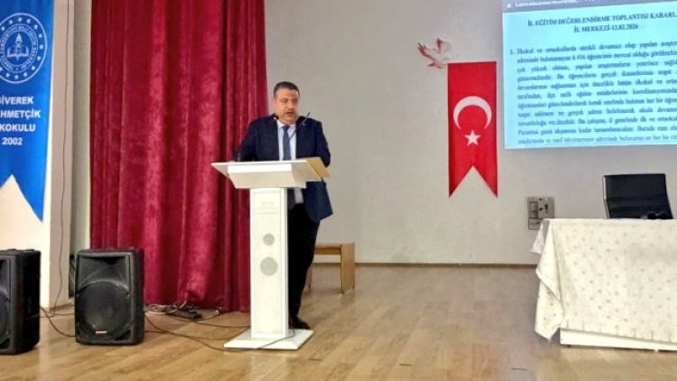 Siverek'te LGS ve BİGEP Çalışmaları Değerlendirildi