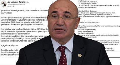 Tanal’dan Hilvan’daki işe alım iddialarına ilişkin açıklama