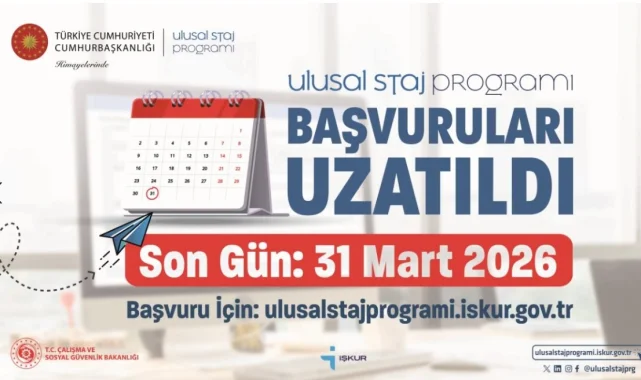 Ulusal Staj Programı 2026 Başvuruları İçin Süre Uzatıldı