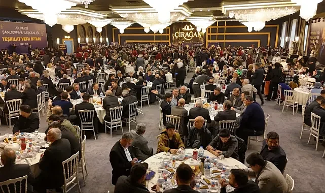 Urfa'da AK Partililer buluştu!