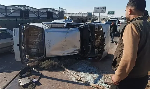 Urfa’da otomobil kontrolden çıktı! 3 yaralı
