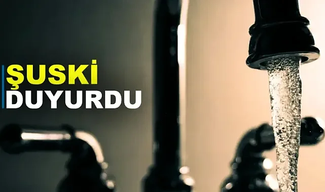 Urfa’da su kesintisi olacak!