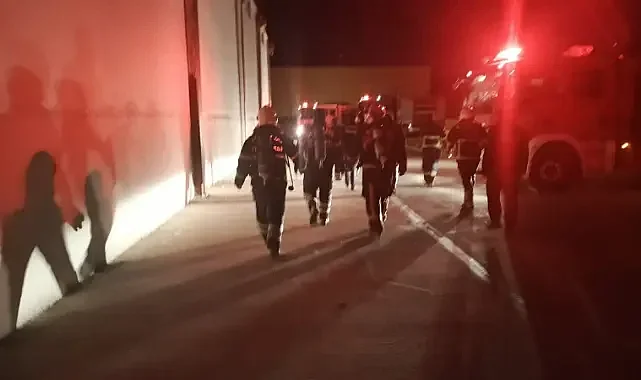 Urfa’da tekstil fabrikasında yangın!