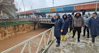 Urfa'yı yağış vurdu! Gülpınar sahaya indi!