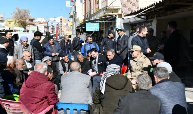 Vali Hasan Işıldak Hilvan'da Esnaf ve Vatandaşlarla Buluştu