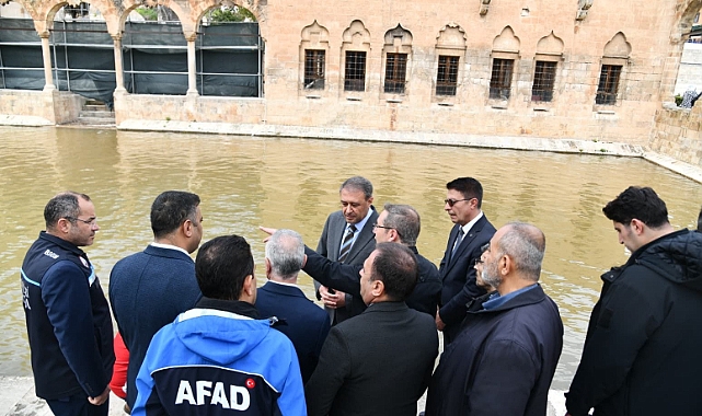 Vali Şıldak Balıklıgöl’de İncelemelerde Bulundu