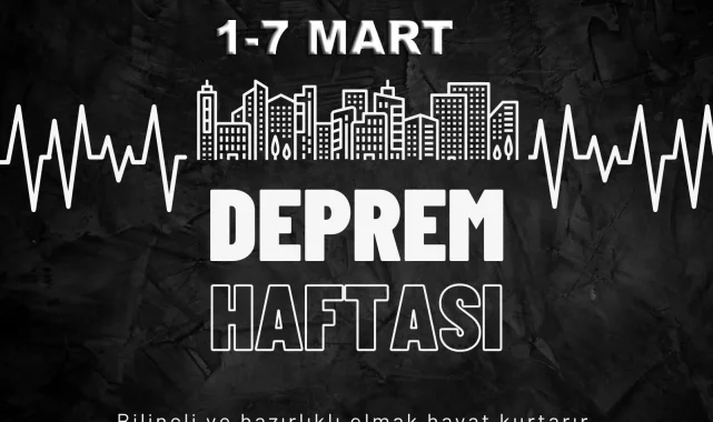 Viranşehir Devlet Hastanesi'nden Deprem Haftası Mesajı: Tedbir Almak Zorunluluktur