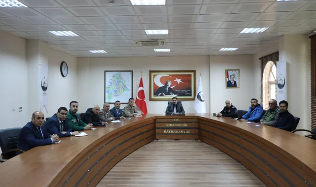 Viranşehir'de Aşırı Yağışlar Sonrası Koordinasyon Toplantısı Yapıldı