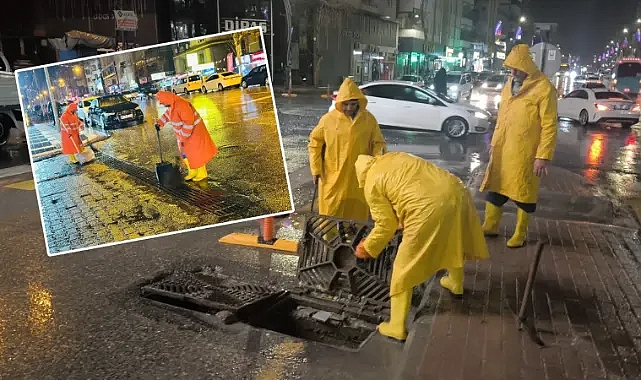 Yağmur etkisini arttırdı! Haliliye’de ekipler sahada!