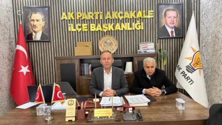 AK Parti Akçakale İlçe Teşkilatı Haftalık Olağan Yönetim Kurulu Toplantısı Gerçekleştirdi