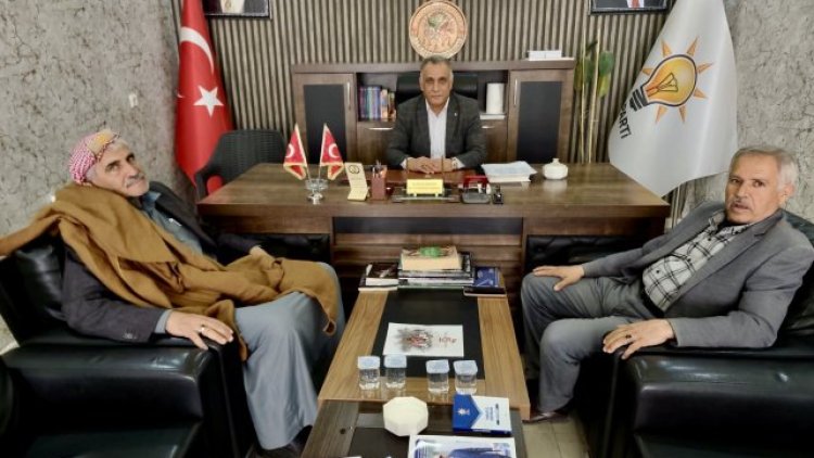 AK Parti Akçakale'den Kanaat Önderi Naif Aygün'e Ziyaret