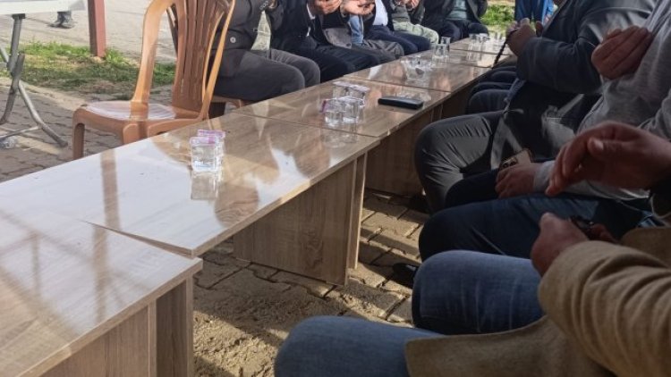 AK Parti Halfeti'den Akhan Ailesine Taziye Ziyareti