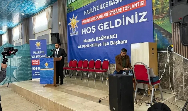 AK Parti Haliliye’de Mahalle Başkanları Toplantısı Yoğun Katılımla Yapıldı