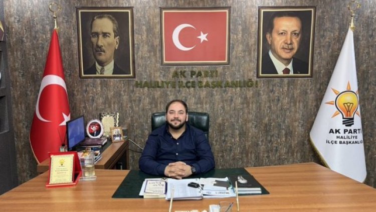 AK Parti Haliliye İlçe Başkanlığı'nda Nöbetçi Üye Ahmet Çadırlı Görevde