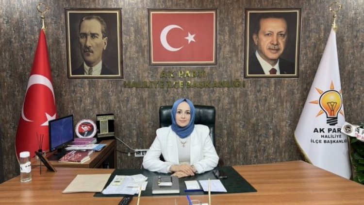 AK Parti Haliliye İlçe Başkanlığı'nda Nöbetçi Üye Büşra Kırmızı Görevde