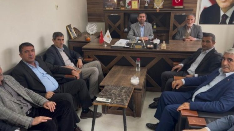 Ak Parti Heyeti İlçe Başkanını Ziyaret Etti