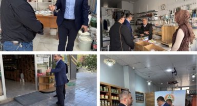 AK Parti Karaköprü'de Siyaset Sahada: Başkan Çelik Esnafla Buluştu