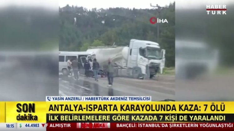 Antalya-Isparta Karayolunda Feci Kaza: 7 Can Kaybı, 7 Yaralı