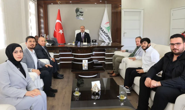 Başkan Çiftçi, Tarım Öğrenci Kongresi İçin Harran Üniversitesi Heyetiyle Buluştu