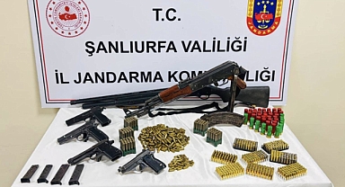 Bozova’da cephanelik gibi ev: Jandarmadan büyük darbe!