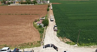Büyükşehir Harran’da 7,2 Kilometrelik Yolu Yeniliyor
