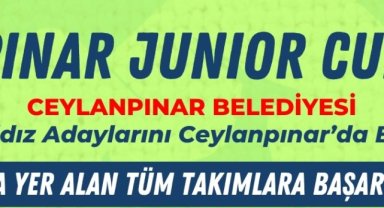 Ceylanpınar Junior Cup 2026 Futbol Şöleni Yarın Başlıyor