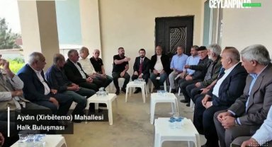 Ceylanpınar'da Aydın Kırsal Mahallesi Halk Buluşması Gerçekleştirildi